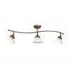Lustra tavan cu 3 abajure din ceramica directionabile Vintage Soul