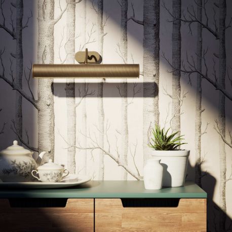 Aplice oglinda, tablou - Aplica de perete oglinda sau tablou, alama personalizabila Picture Light 40cm