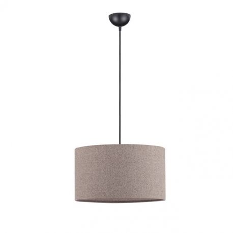 Pendule, Lustre suspendate - Lustra suspendata cu abajur maro deschis SYRIN