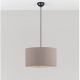 Pendule, Lustre suspendate - Lustra suspendata cu abajur maro deschis SYRIN