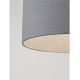 Pendule, Lustre suspendate - Lustra suspendata cu abajur gri SYRIN