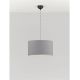 Pendule, Lustre suspendate - Lustra suspendata cu abajur gri SYRIN