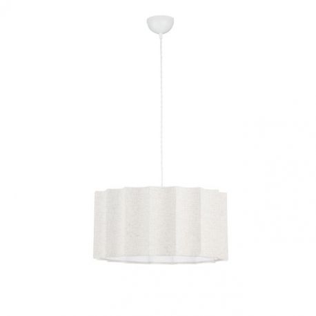 Pendule, Lustre suspendate - Lustra suspendata cu abajur alb Alve