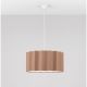 Pendule, Lustre suspendate - Lustra suspendata cu abajur cafeniu Alve
