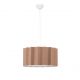 Pendule, Lustre suspendate - Lustra suspendata cu abajur cafeniu Alve