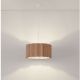 Pendule, Lustre suspendate - Lustra suspendata cu abajur cafeniu Alve