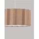 Pendule, Lustre suspendate - Lustra suspendata cu abajur cafeniu Alve