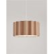 Pendule, Lustre suspendate - Lustra suspendata cu abajur cafeniu Alve