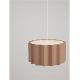 Pendule, Lustre suspendate - Lustra suspendata cu abajur cafeniu Alve