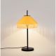 Veioze - Veioza cu abajur din catifea si franjuri galben mustar VELVY