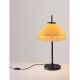 Veioze - Veioza cu abajur din catifea si franjuri galben mustar VELVY