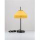 Veioze - Veioza cu abajur din catifea si franjuri galben mustar VELVY