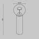 Stalpi - Stalp exterior LED IP65 Velora H-60cm