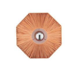 Aplice, corpuri de iluminat pentru pereti - Aplica de perete cu design texturat ELVIO caramiziu 30cm