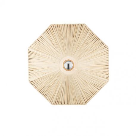 Aplice, corpuri de iluminat pentru pereti - Aplica de perete cu design texturat ELVIO natur 45cm