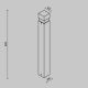 Stalpi - Stalp exterior LED IP65 Quadra H-60cm