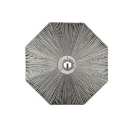 Aplice, corpuri de iluminat pentru pereti - Aplica de perete cu design texturat ELVIO gri 45cm