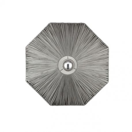 Aplice, corpuri de iluminat pentru pereti - Aplica de perete cu design texturat ELVIO gri 45cm