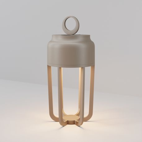 Lampi decorative si solare - Lampa exterior portabila cu baterii protectie IP54 Vetra