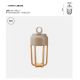 Lampi decorative si solare - Lampa exterior portabila cu baterii protectie IP54 Vetra