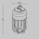 Lampi decorative si solare - Lampa exterior portabila cu baterii protectie IP54 Vetra