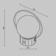 Lampi decorative si solare - Lampa exterior portabila cu baterii protectie IP54 Elyra