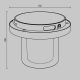Lampi decorative si solare - Lampa exterior solara portabila protectie IP44 Lantra
