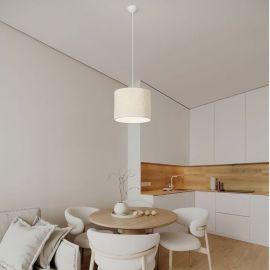 Pendule, Lustre suspendate - Lustra suspendata cu abajur din in KAREN 30cm