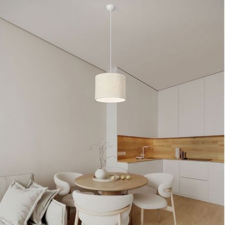 Pendule, Lustre suspendate - Lustra suspendata cu abajur din in KAREN 30cm