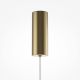 Pendule, Lustre suspendate - Lustra, Pendul LED cu sticla canelata Scala bronz