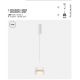 Pendule, Lustre suspendate - Lustra, Pendul LED cu sticla canelata Scala bronz
