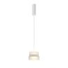 Lustra, Pendul LED cu sticla canelata Scala alb
