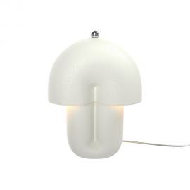 Veioza decorativa LED din ceramica Hope alb mat