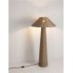 Stalpi - Lampa de podea din ratan sintetic pentru exterior Plom maro deschis