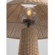Stalpi - Lampa de podea din ratan sintetic pentru exterior Plom maro deschis