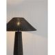 Stalpi - Lampa de podea din ratan sintetic pentru exterior Plom negru