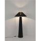 Stalpi - Lampa de podea din ratan sintetic pentru exterior Plom negru