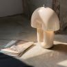 Veioza decorativa LED din ceramica Hope bej lucios