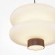 Pendule, Lustre suspendate - Lustra cu 3 pendule LED metal maro, sticla Nuvem