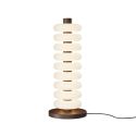 Lampadar, Lampa de podea LED metal maro, sticla Nuvem