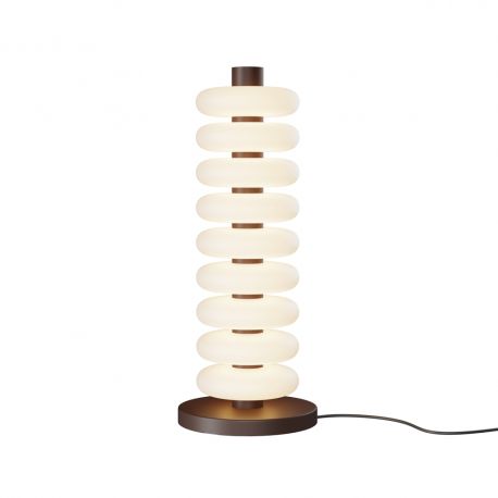 Lampadare - Lampadar, Lampa de podea LED metal maro, sticla Nuvem
