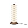 Lampadar, Lampa de podea LED metal maro, sticla Nuvem