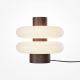 Veioze - Mini Lampa de masa LED metal maro, sticla Nuvem