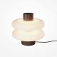 Veioze - Mini Lampa de masa LED metal maro, sticla Nuvem