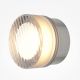 Aplice, corpuri de iluminat pentru pereti - Mini Aplica LED CCT cu striatii diagonale Olo platinum