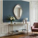 Oglinda de perete decorativa ORGANIC 90cm greige
