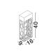 Aplice - Aplica LED pentru exterior design arhitectural RAGNO corten