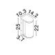 Aplice - Aplica de perete LED exterior din aluminiu IP65 Iman