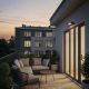 Aplice - Aplica de perete exterior LED 2700K IP65 Rox negru
