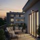 Aplice - Aplica de perete exterior LED 3000K IP65 Rox negru